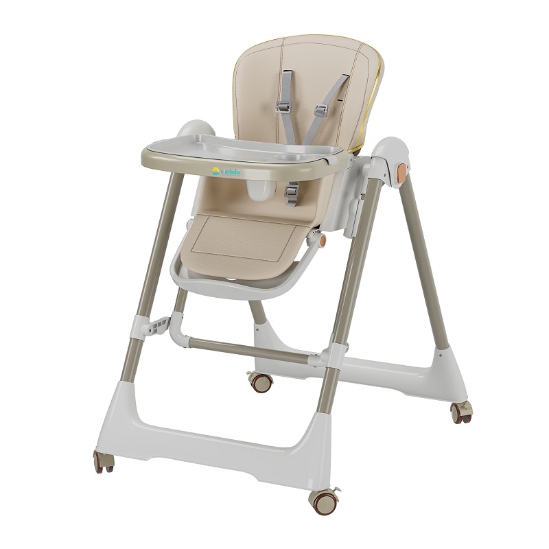 Adjustable Baby High Chair 11-3-cream-21s