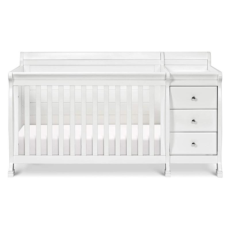 Classic White Baby Crib WBB617-2