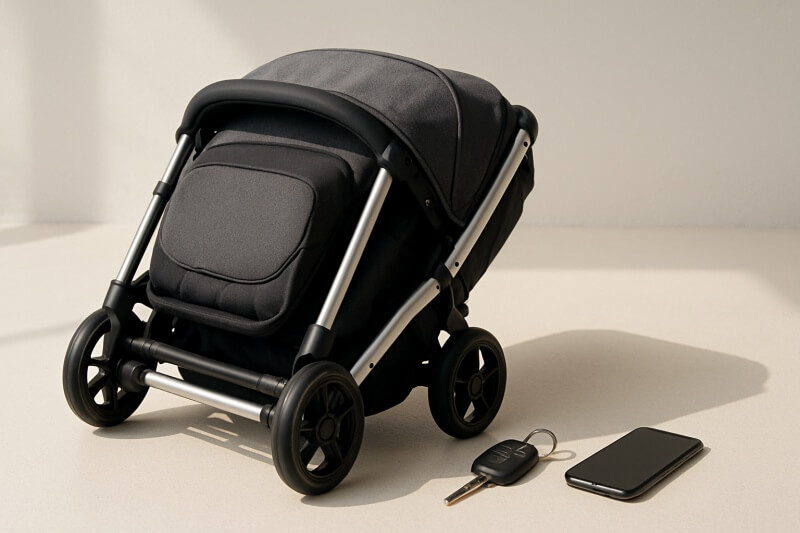 Katlanabilir bebek arabasฤฑ