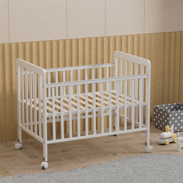 Cuna de madera moderna y resistente