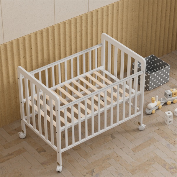 Cuna de madera moderna y resistente