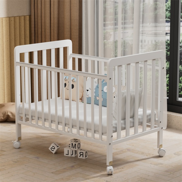 Cuna de madera moderna y resistente
