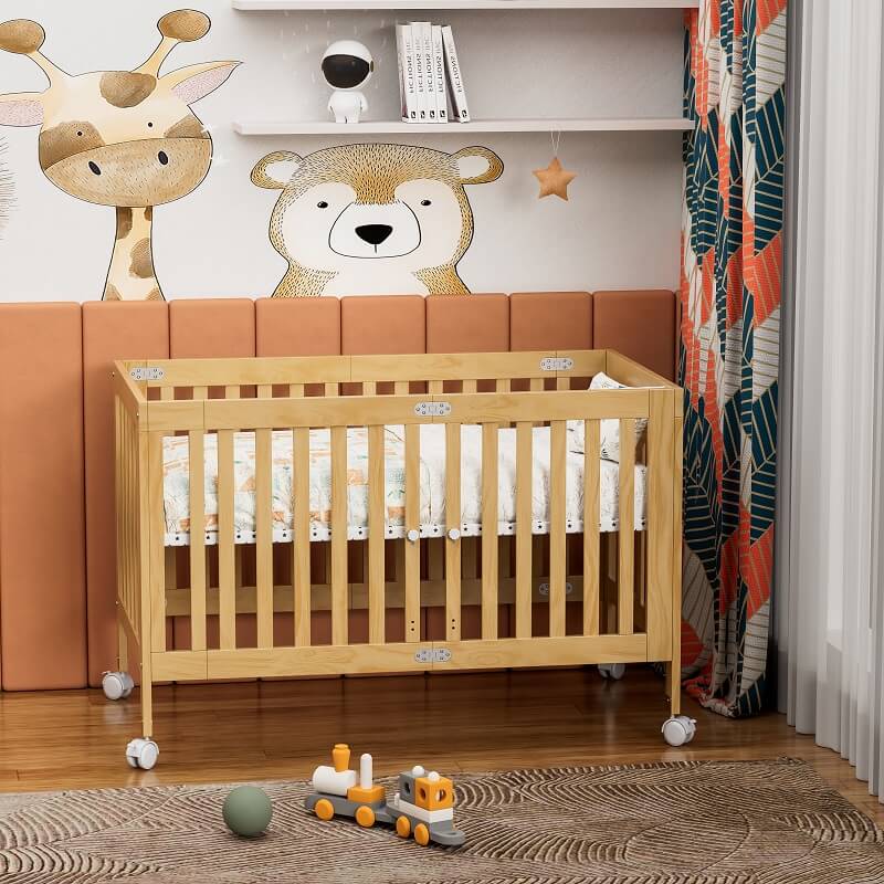 berceau-pliable-pour-bébés-wbb1227-bois-11s