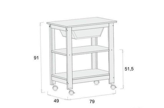 Tamanho da mesa de troca de fraldas para bebês