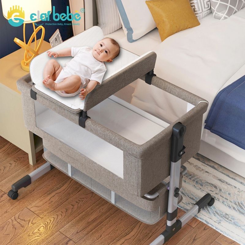 Comfort Yatak Başı Sallanan Tekerlekli Beşik YW001