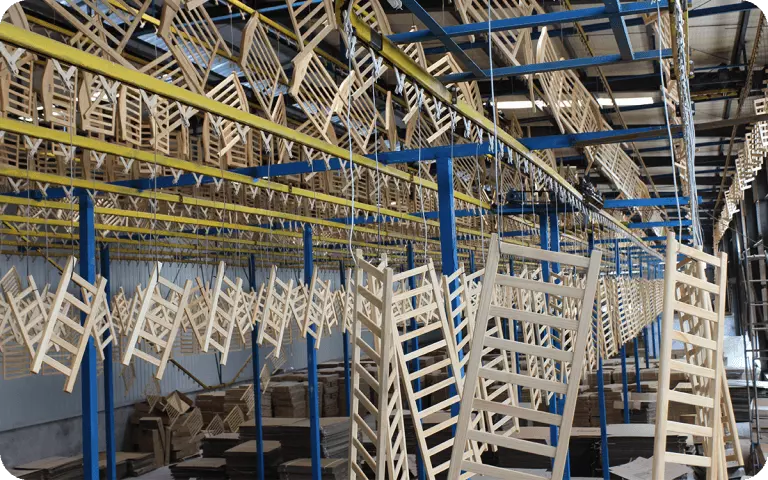 linha de fabricação de berço de madeira para bebê