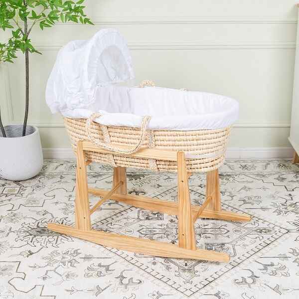 Baby Moses Basket with Rocking Stand