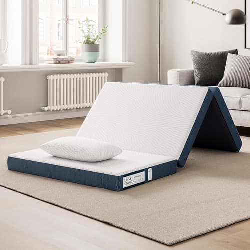 Cama de hóspedes dobrável no chão