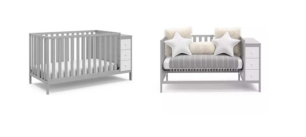 North American-style multi-functional Convertible Crib