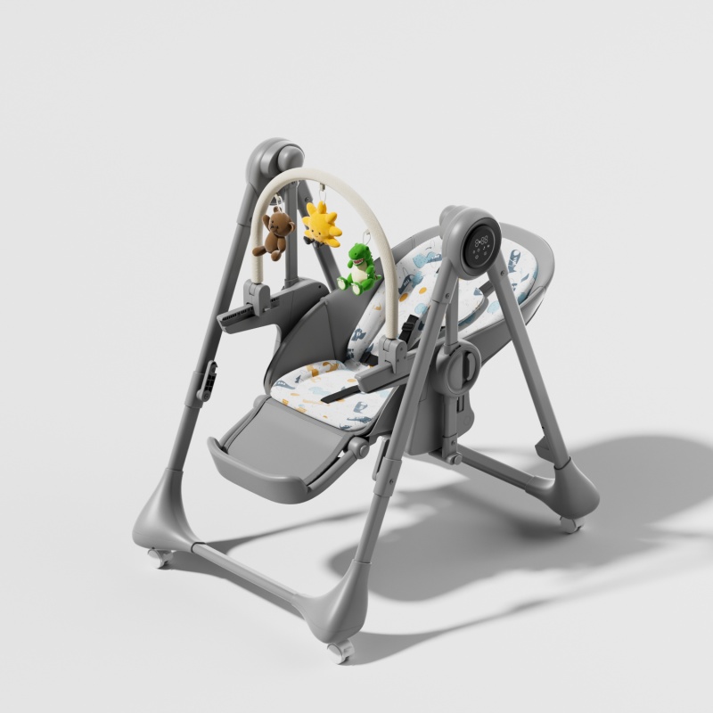 Chaise de salle à manger électrique 4 en 1 pour bébé