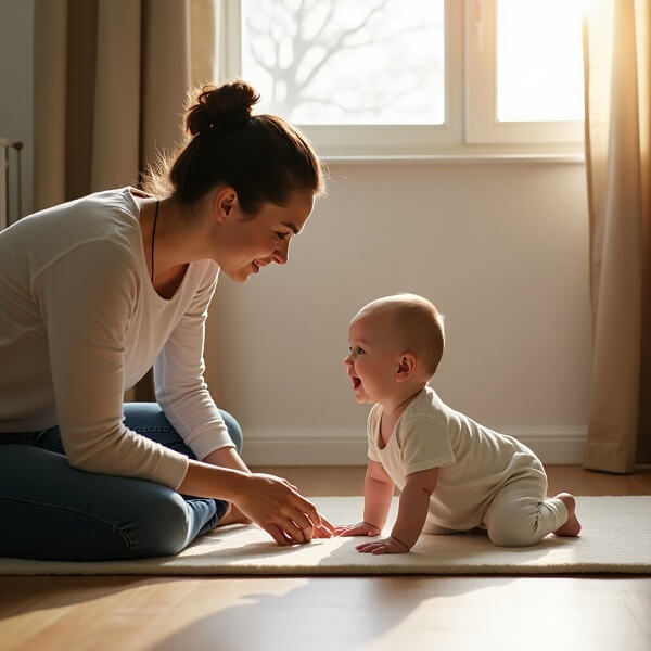 Bébé joue