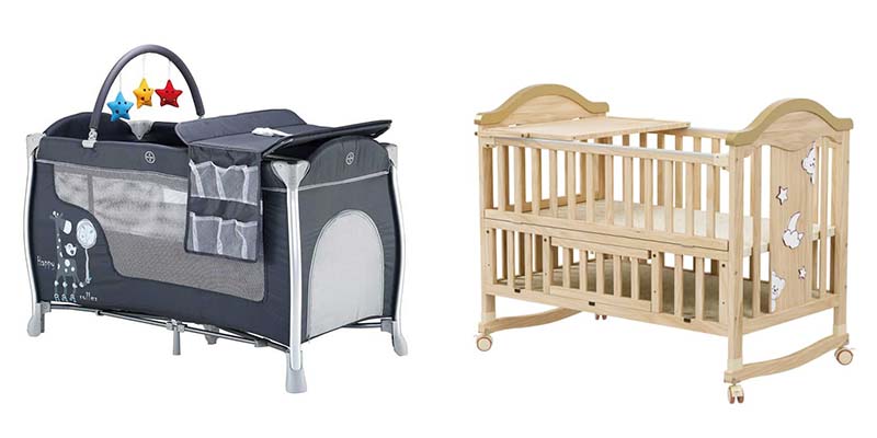 Paket dan Tempat Tidur Bayi vs. Tempat Tidur Bayi