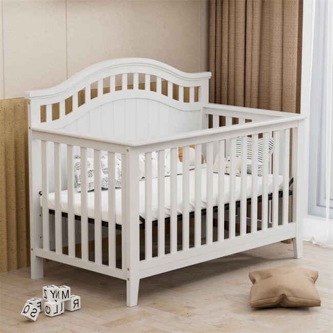 Premium Solid Wood Baby Bed