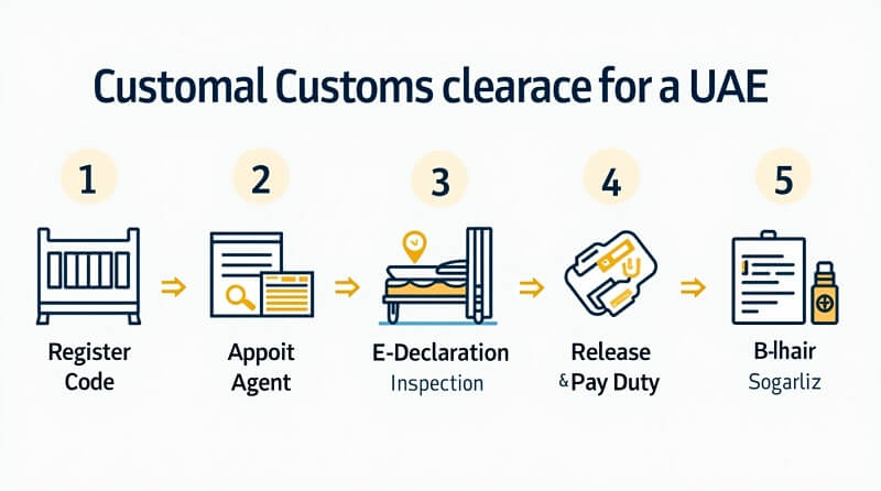 ขั้นตอนพิธีการศุลกากรของสหรัฐอาหรับเอมิเรตส์