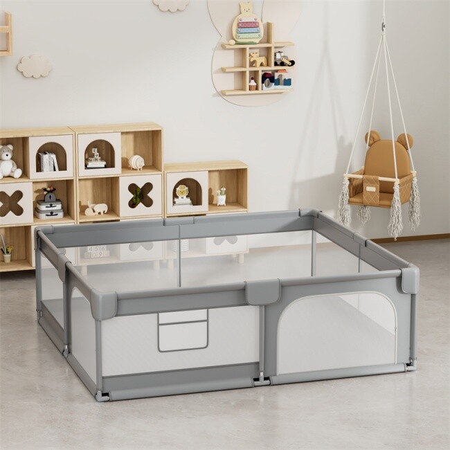 Parque infantil plegable cuadrado para bebés