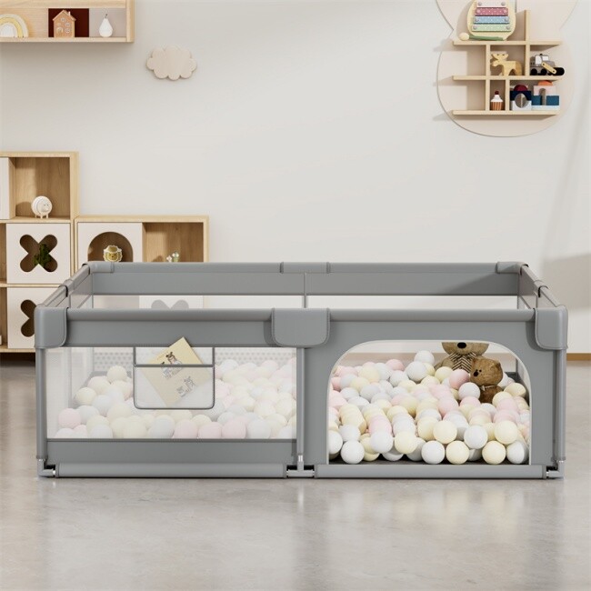 Parque infantil plegable cuadrado para bebés