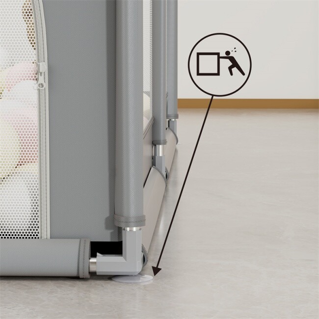 Parque infantil plegable cuadrado para bebés