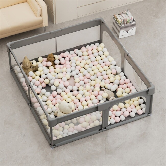 Parque infantil plegable cuadrado para bebés