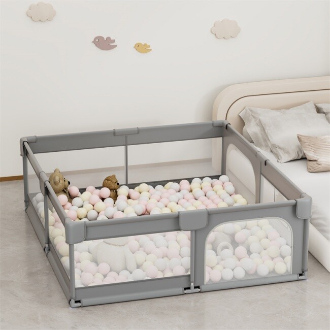 Parque infantil plegable cuadrado para bebés