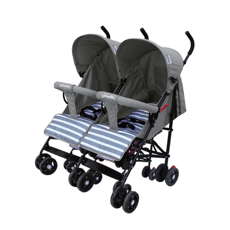 Side-by-Side Double Stroller for Twins