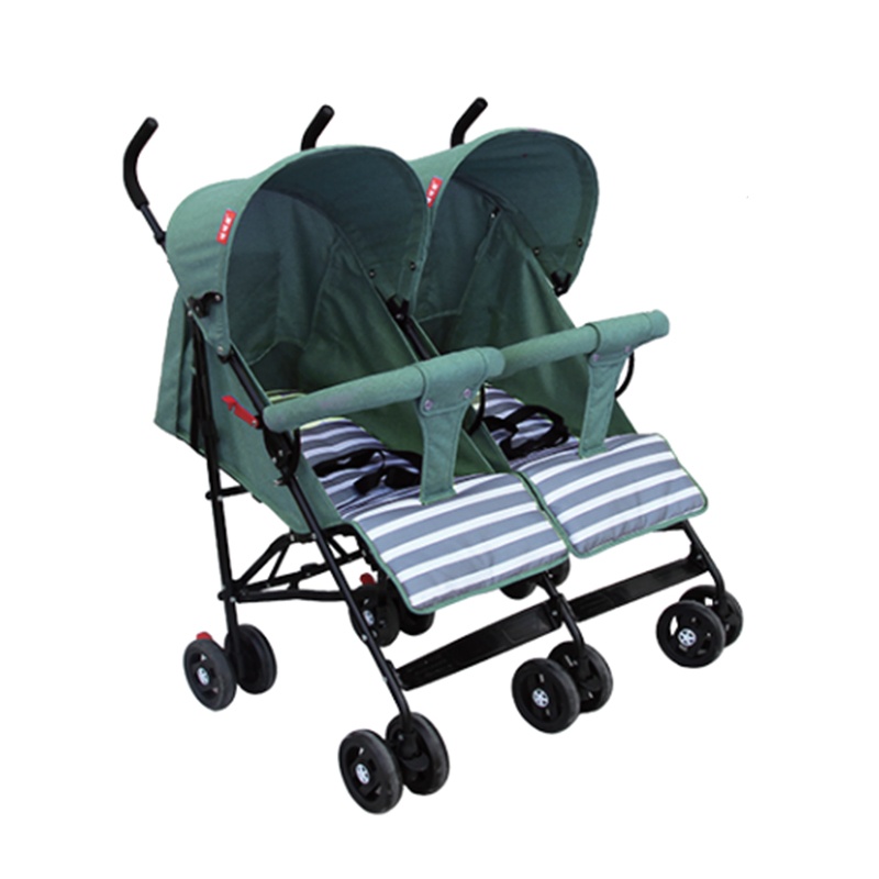 Side-by-Side Double Stroller for Twins